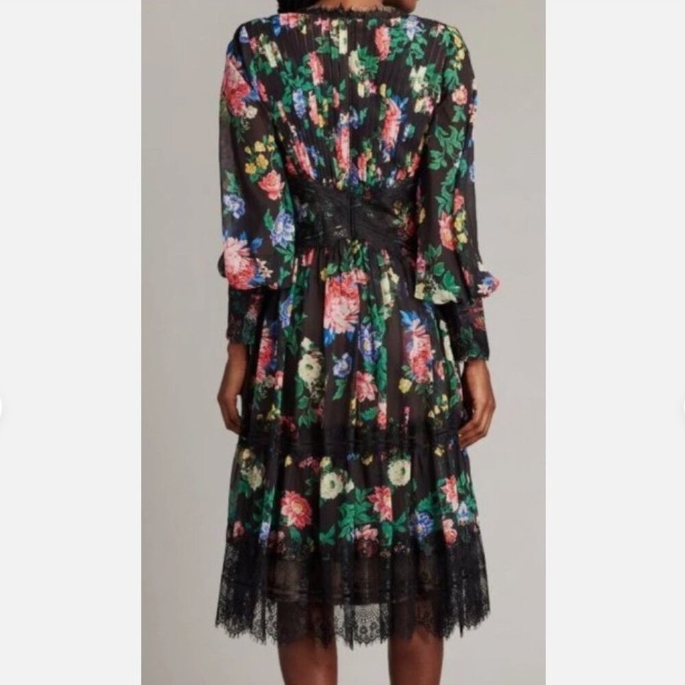 TADASHI SHOJI Lorely Midi Dress In Multi (16) - Picture 3 of 9